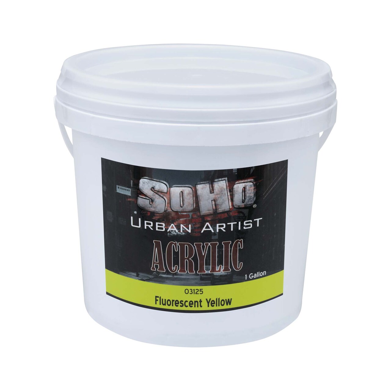 SoHo Urban Artist Heavy Body Acrylic Paint - 1 Gallon - Thick, Rich Color, Excellent Coverage, Professional Quality - Artists Acrylic Paint